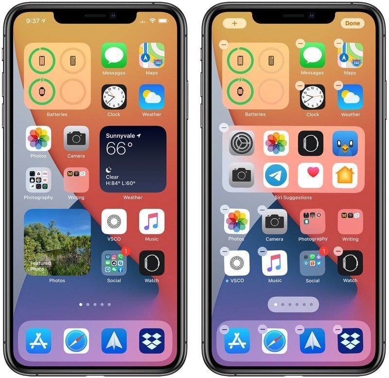 homescreen ios 14