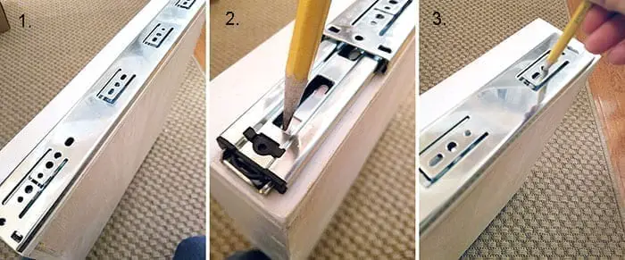 how to install drawer slides drawer 2